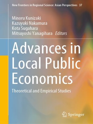 cover image of Advances in Local Public Economics